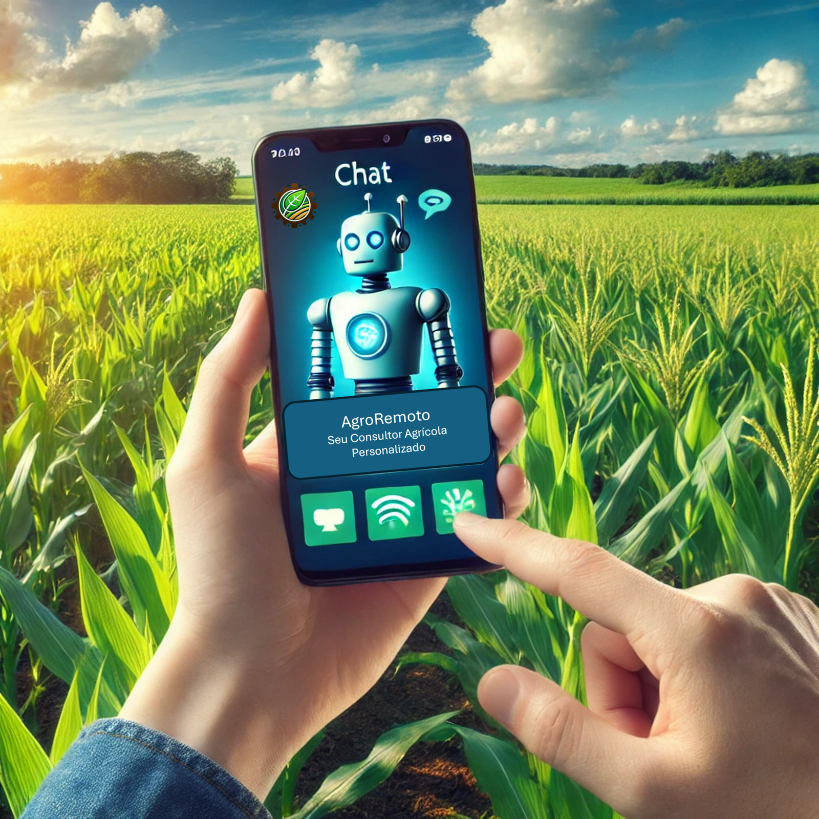 Capturas do aplicativo AgroRemoto